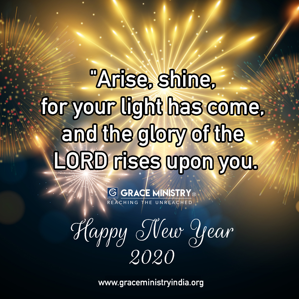 Grace Ministry, Bro Andrew Richard and famiy wish you a blessed Happy New Year 2020. We pray all your dreams and aspirations turn into reality this year.